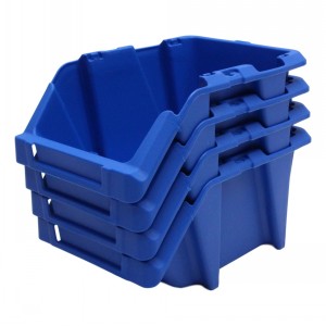 Stack & Nest Plastic Parts Bins Size C 10 Pack